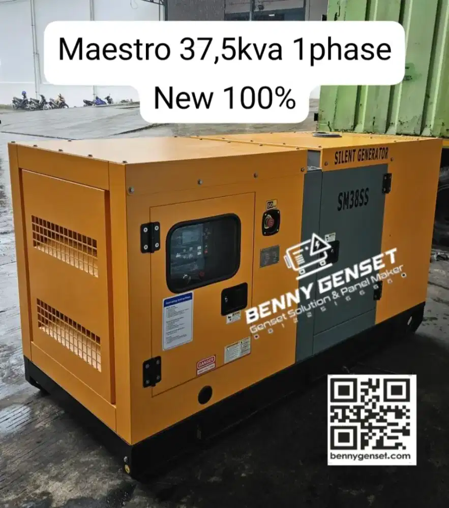 Genset Baru 37,5kva 1phase