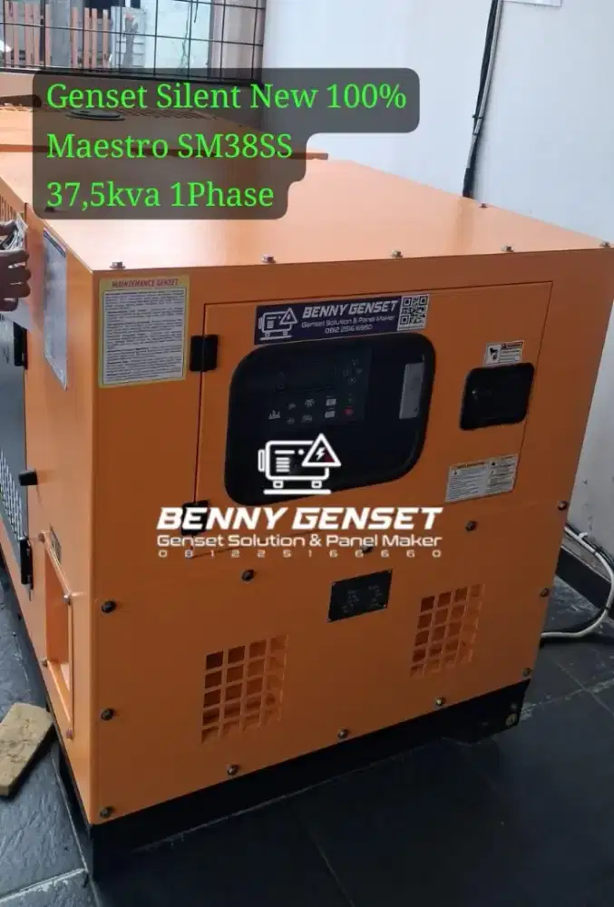 Genset Baru 37,5kva Builtup