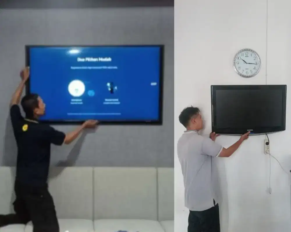 Braket +pasang, atau pasang saja terima rapih bracket breket led tv