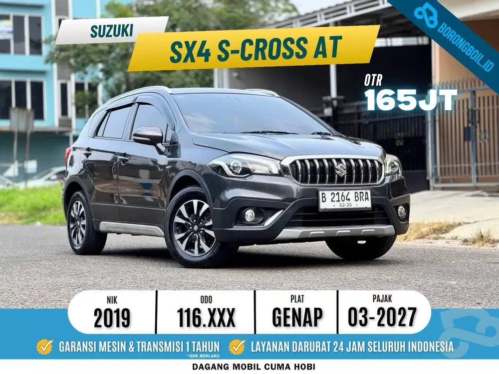 TERMURAH! SUZUKI S CROSS SX4 AT 2019 ABU ISTIMEWA SIAP PAKAI