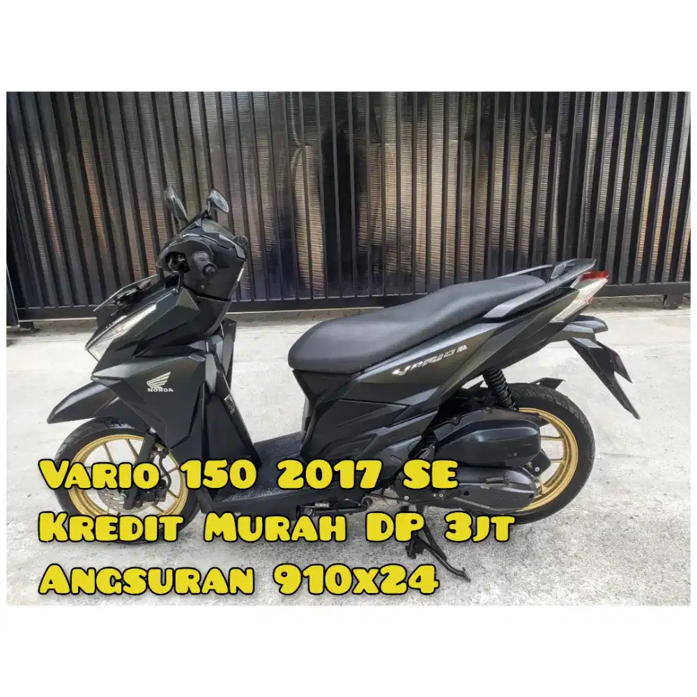 Vario 150cc 2017 Hitam Doff Mesin Josh