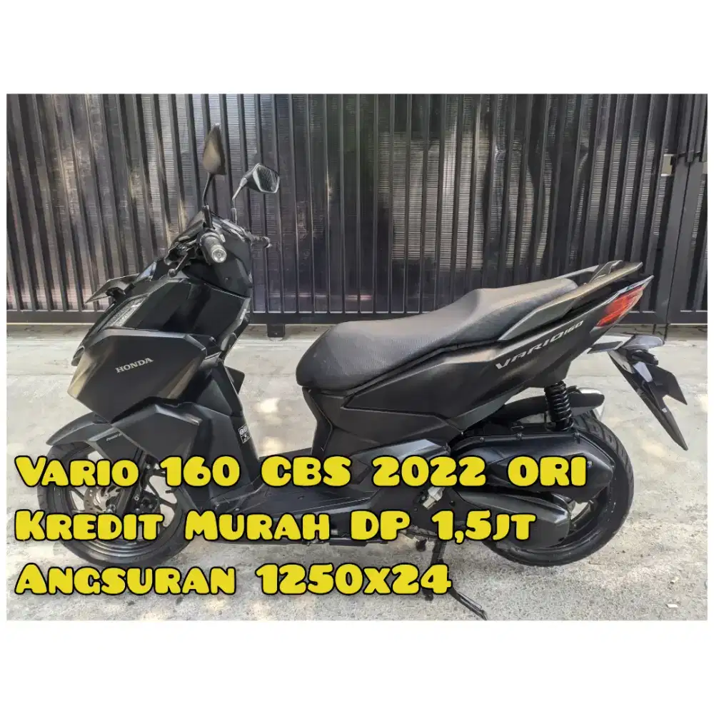 Vario 160cc 2022 Hitam Doff K Jepara