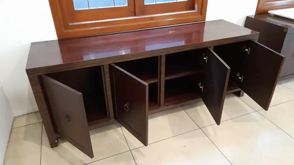 Jual Cepat Bufet Kayu Cocok Meja TV Mulus Siap Pakai
