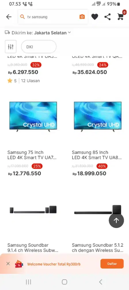 Tv samsung 85u8500H promo termurahh