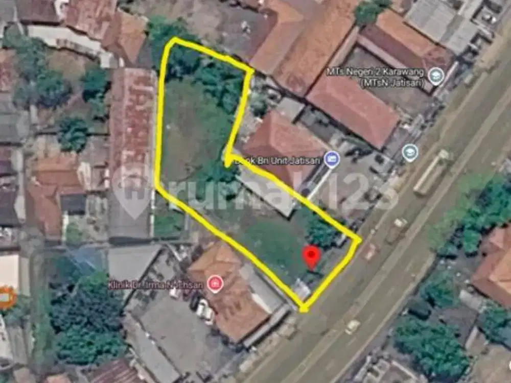 Tanah Matang di Jalan Nasional Pantura Sebelah Bri Karawang