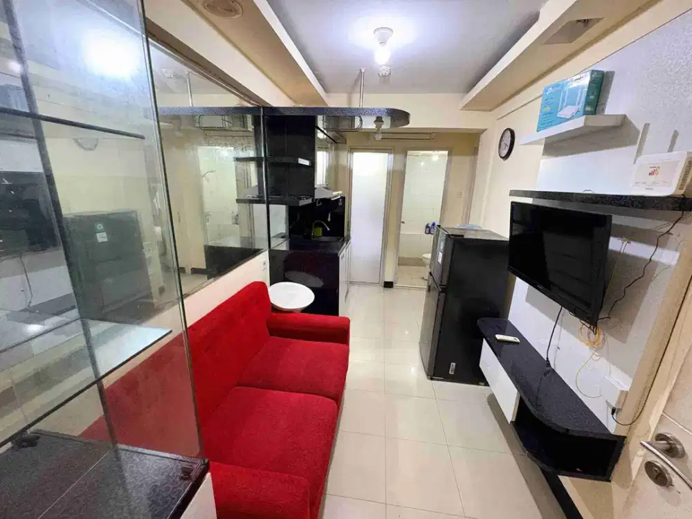 JUAL BU Apartemen 1KT Full Furnish Tower G Lt 12 Bassura City SHM