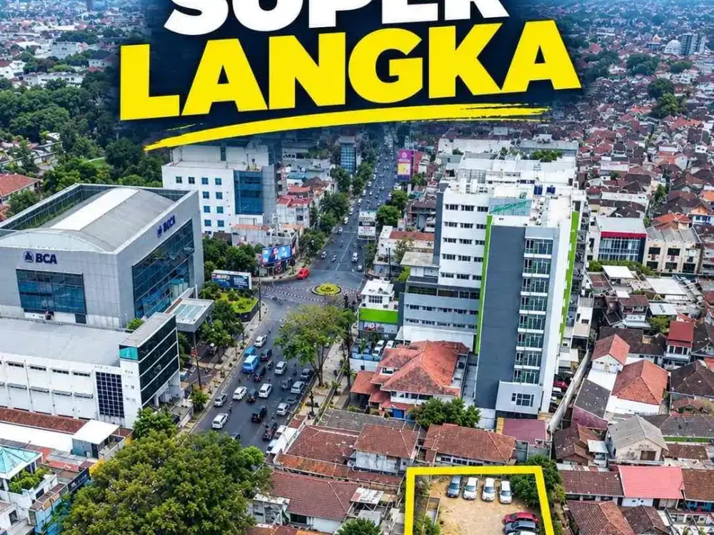 Tanah strategis di Pusat Kota di Kayutangan Heritage Malang