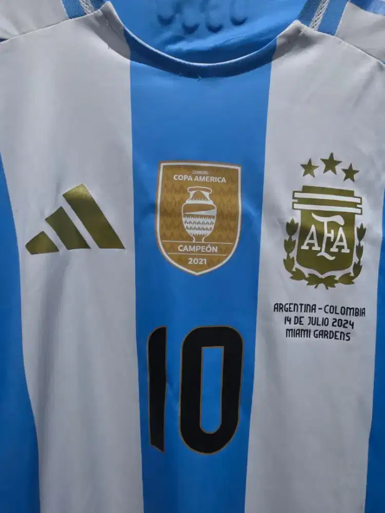 Jersey Bola Argentina Final Copa America 2024 Player Issue