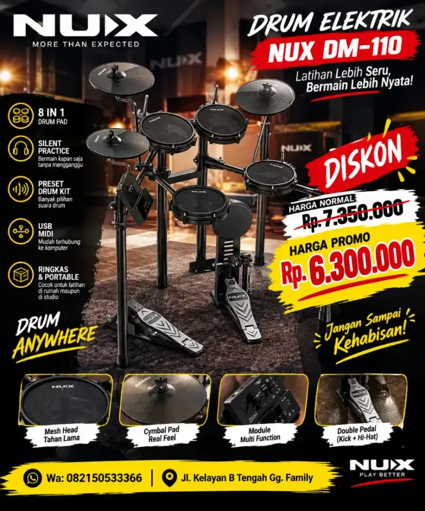DRUM Elektrik NUX DM 110