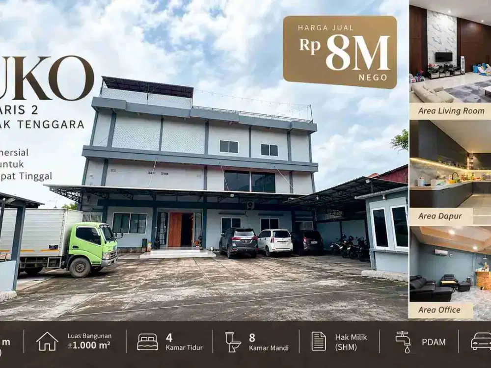 Properti Komersial Multifungsi di Jalan Paris 2 Pontianak