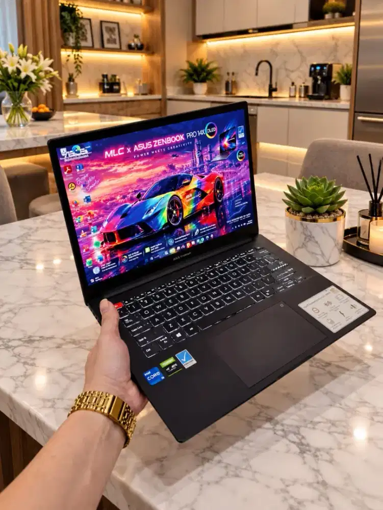 Laptop Render ASUS VIVOBOOK OLED RTX 3050 Cire i5 Ram 8/512gb Ssd COD