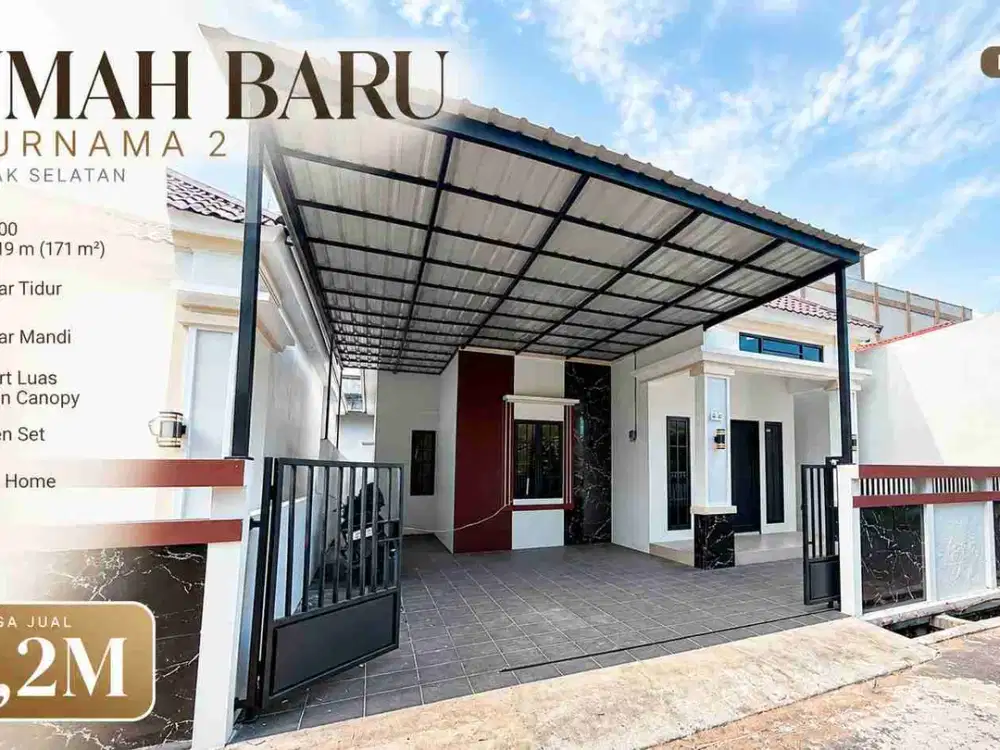 Rumah 3KT Siap Huni di Purnama 2 Pontianak Selatan – SHM, Smart Home