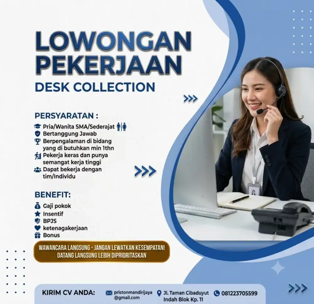 Lowongan pekerjaan desk collection