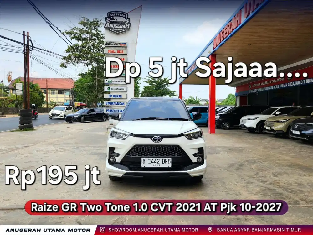 Dp5jt Raize 1.0 GR sport 2021 Automatic Pjk 10-2027