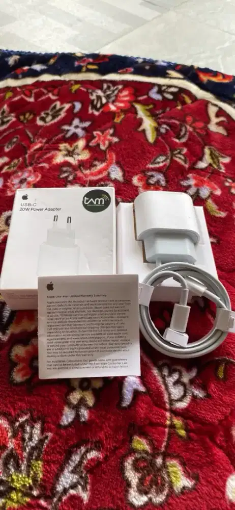 Charger iPhone original 20W C to L