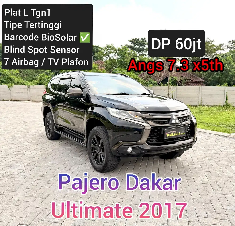 (BARCODE AMAN) Mitubishi Pajero 2017 Dakar Dakkar 2019 Matic VRZ 2016