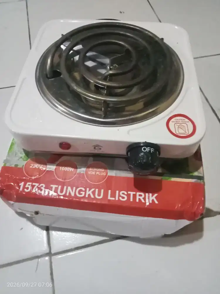 Kompor listrik dpke tes msak air skli doang