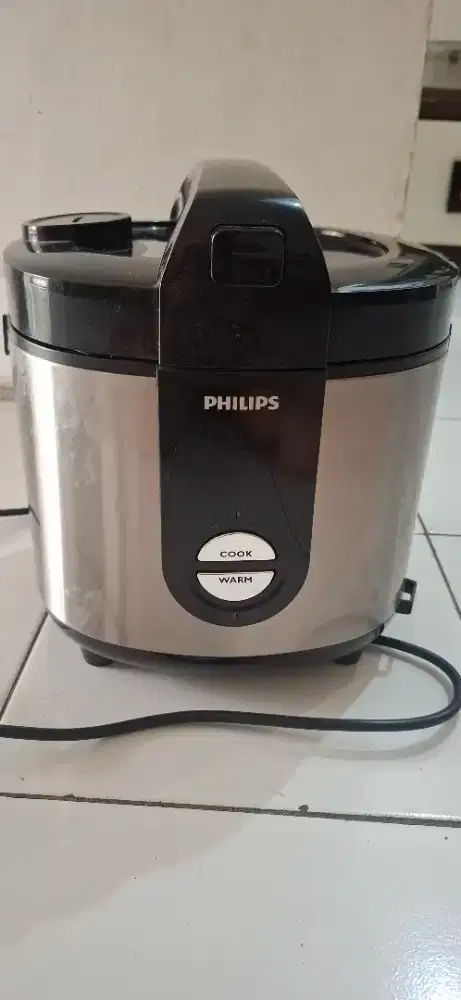 Rice cooker philips silver HD3138 2 liter magic com