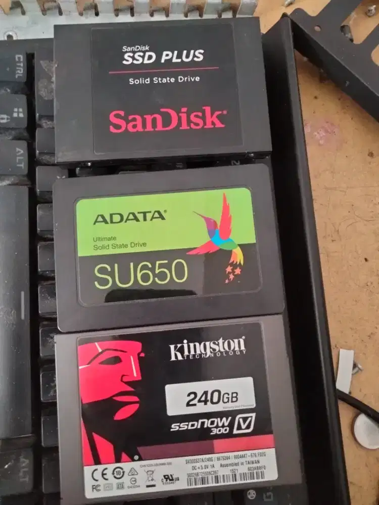 SSD 240GB sandisk dan kingstone