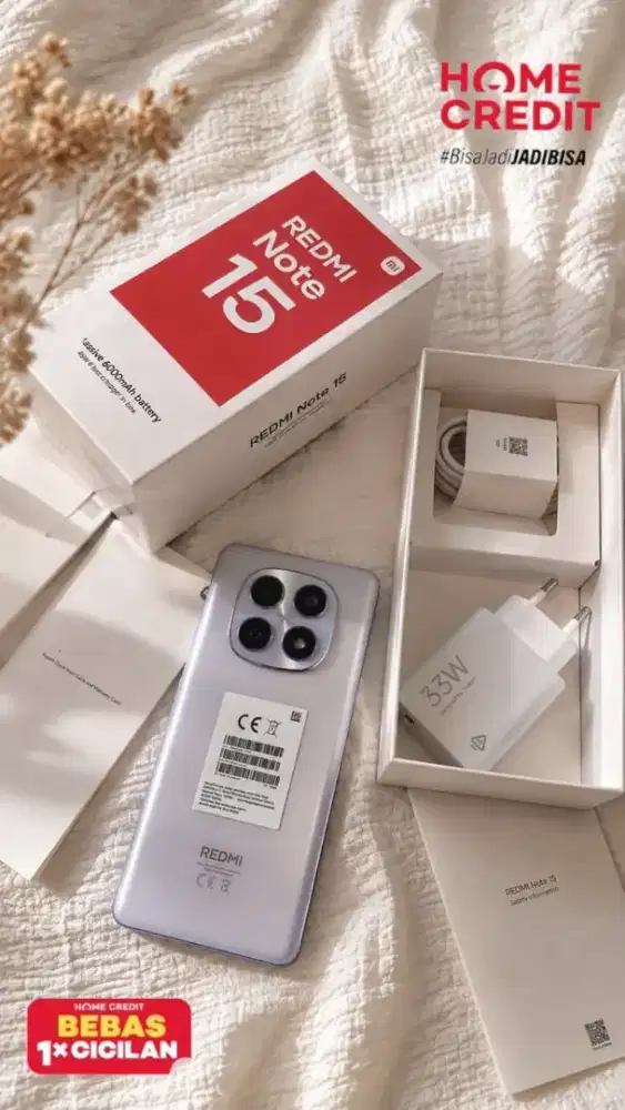 PROMO CICILAN TANPA DP BY HOME CREDIT REDMI NOTE 15 PRO