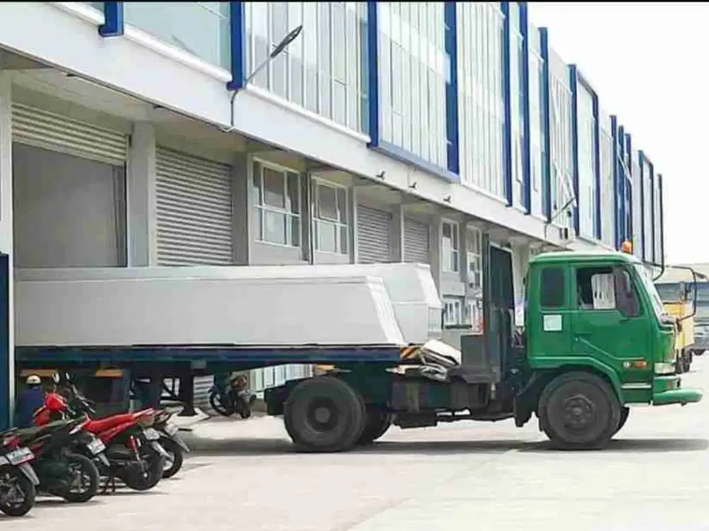 dijual gudang baru, dekat akses tol dan bandara