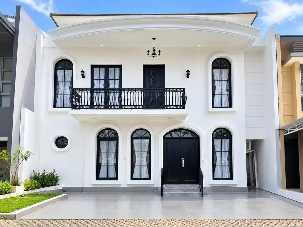 Dijual Rumah Modern Klasik SemiFurnished Di Delatinos Bsd City