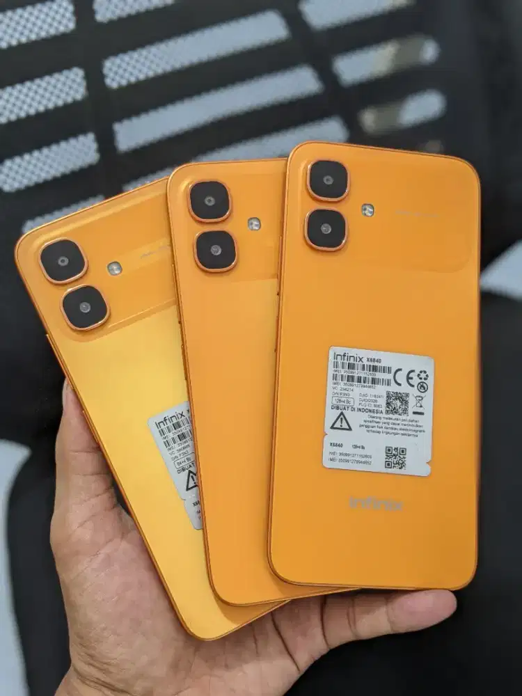 infinix Smart 20 4+4/64GB Warna Orange Garansi Panjang Lengkap Ori