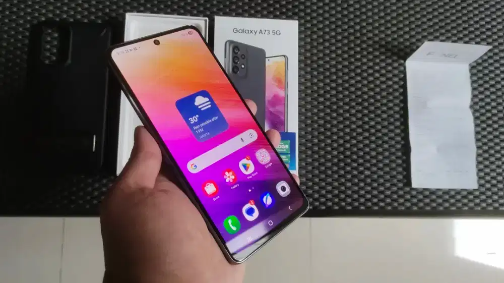Jual Like New Samsung A73 5G Snapdragon Mulus Fullset Pribadi