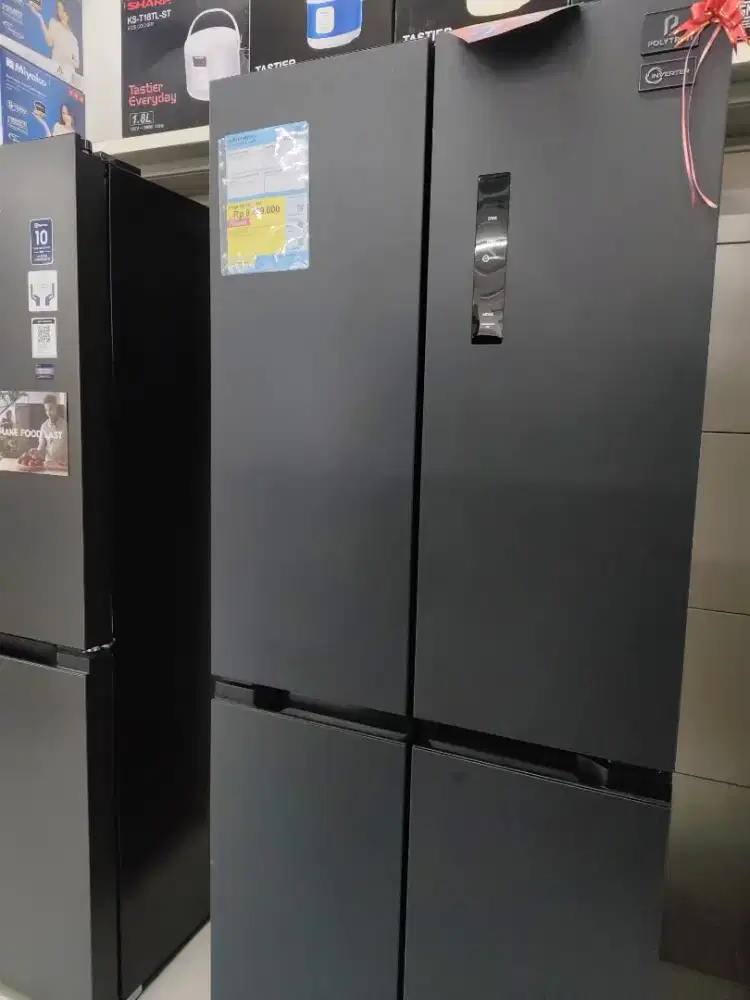 Kulkas Polytron 419L cicilan bunga hingga 0% menggunakan Kredivo