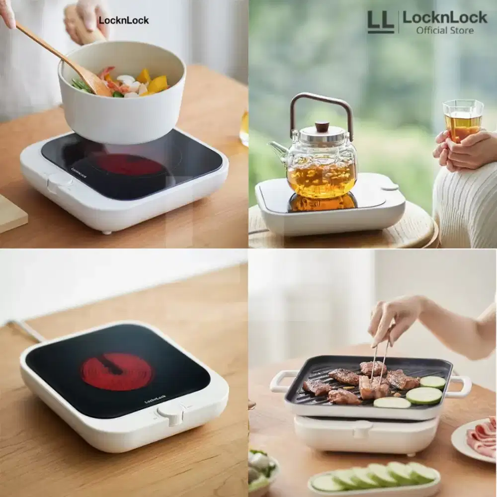 LocknLock Kompor Listrik Mini Infrared Cooker (Baru dan Bergaransi)