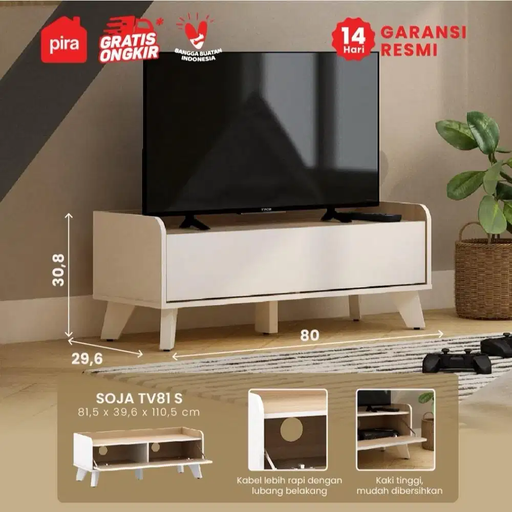 Preloved Meja Pira cocok buat TV sampai 32 inch