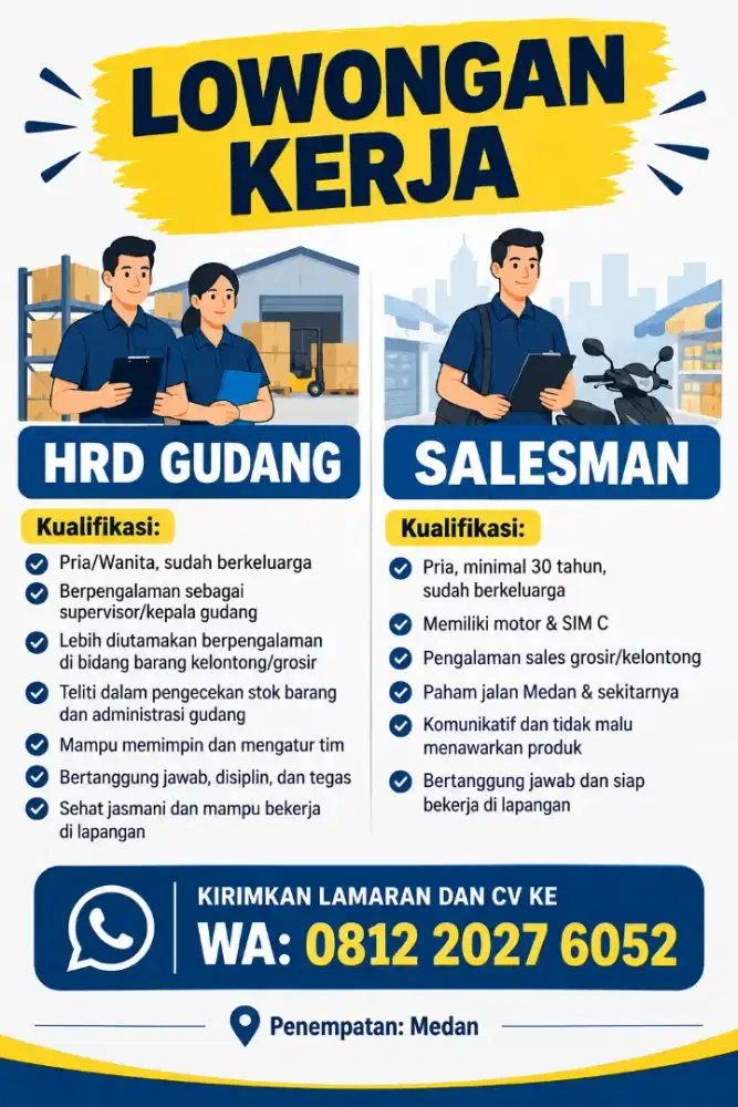 HRD Gudang & Salesman