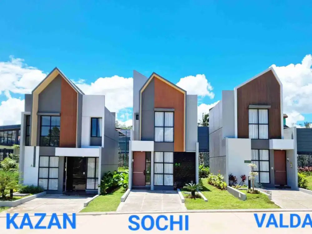 dijual Rumah Contoh Full Furnish, 3bedroom, luas 135meter SHM