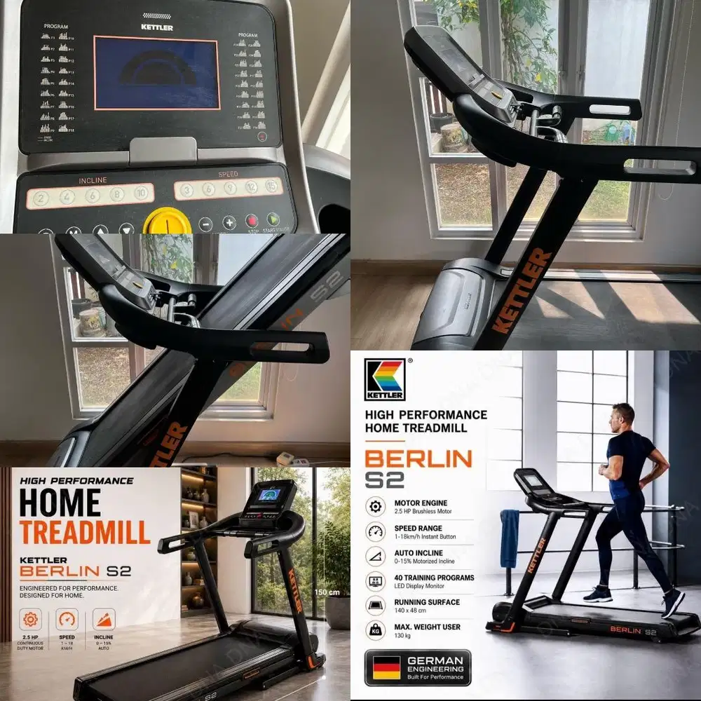 HOME TREADMILL KETTLER BERLIN S2 – SECOND