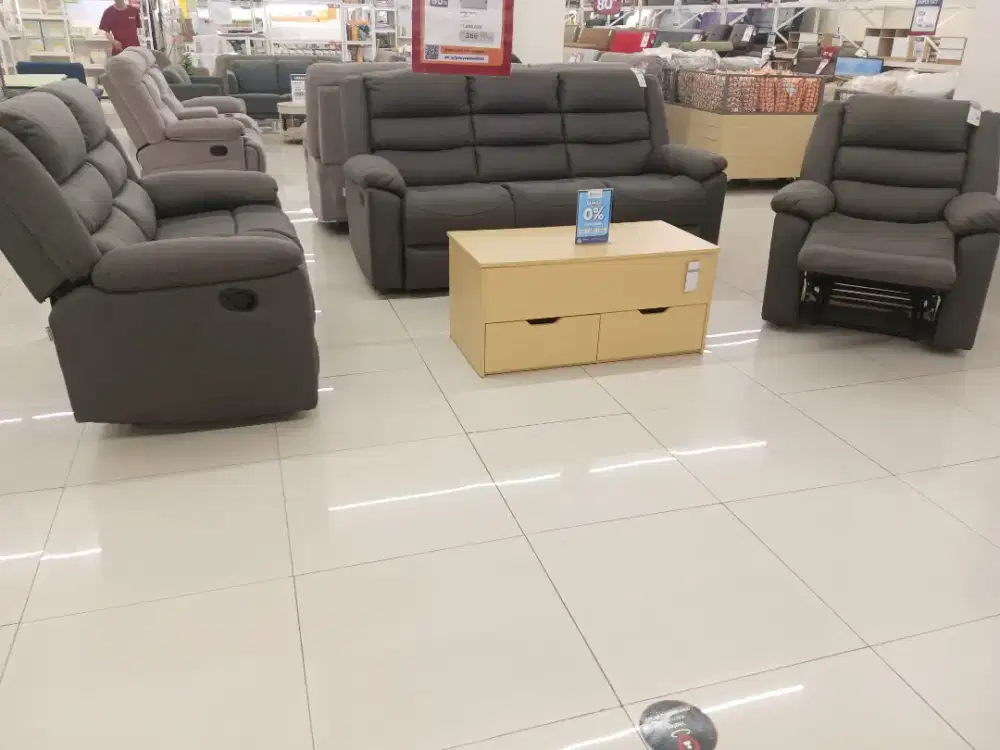TERMURAH JUAL SOFA SET RECLINER MEWAH