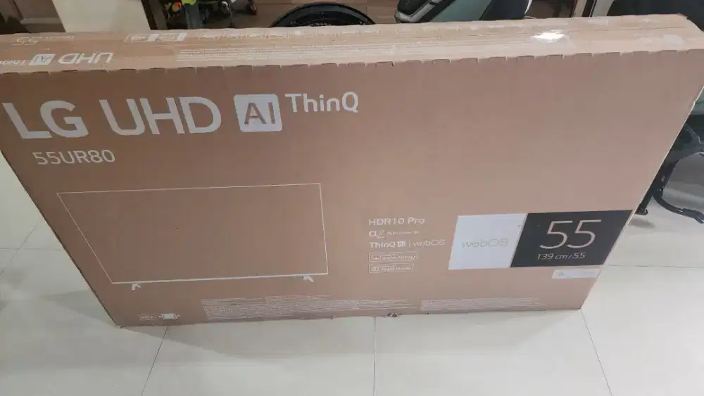 TV LG UHD AI ThinQ 55UR80