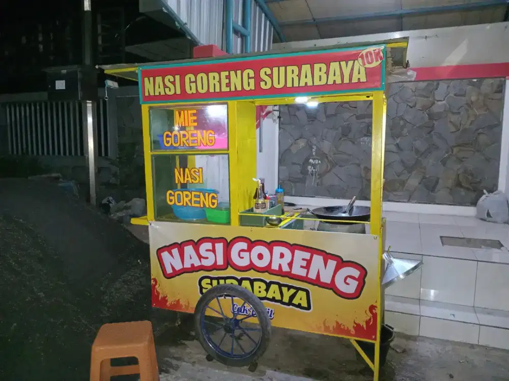 Rombong bekas jualan nasi goreng