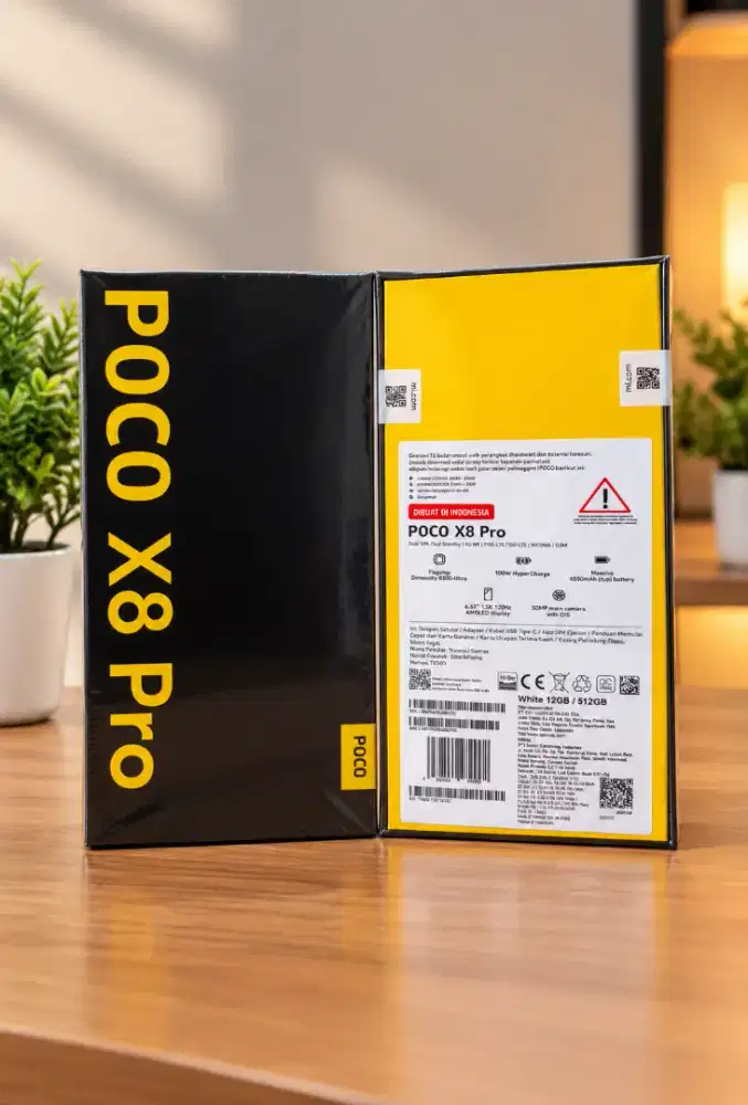 Poco X8 Pro 12/512 gb New Segel Garansi Resmi