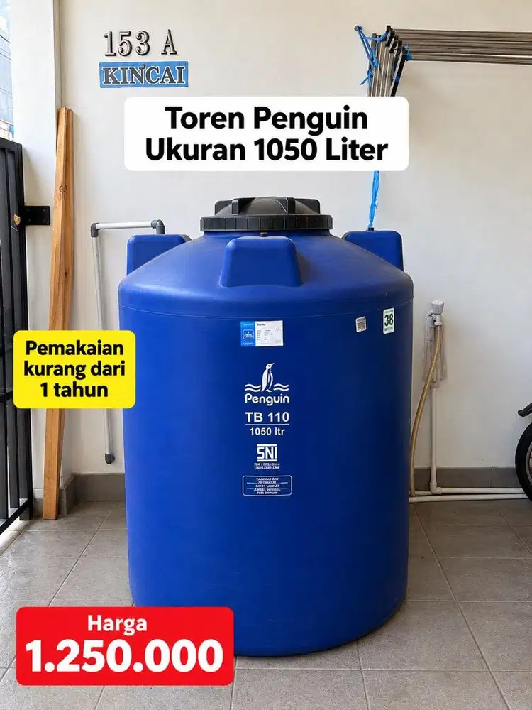 Toren penguin ukuran 1050 liter