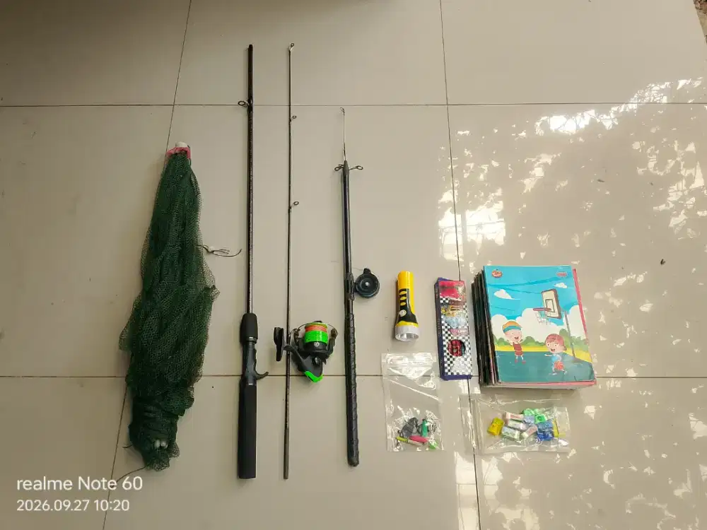 Borongan alat pancing dll