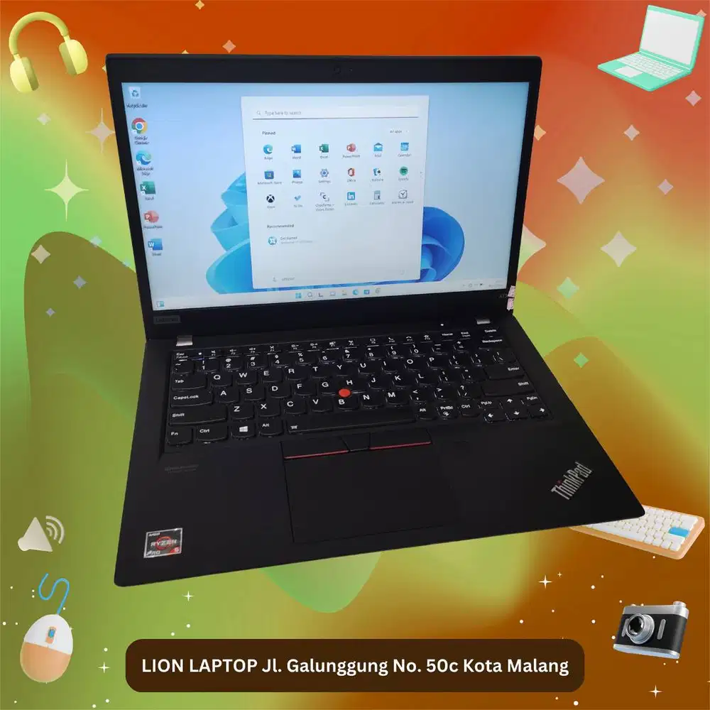 RAM 32GB AMD Ryzen 5 PRO-4650U Lenovo Thinkpad X13 SSD 256GB [27|09]