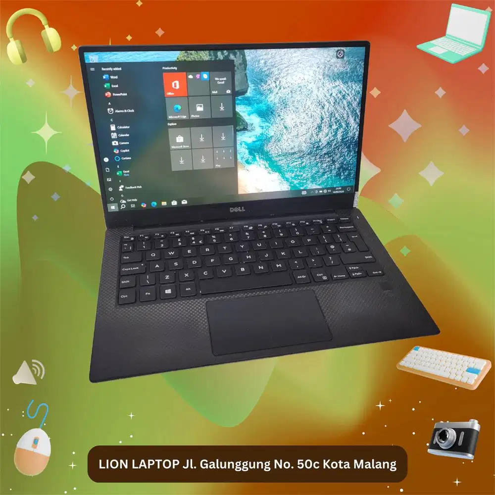 Slim & Ringan Core i7 RAM 8 SSD 256 DELL XPS 13 9360 [27|09]