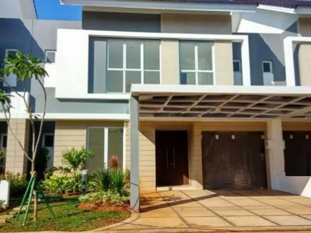 Rumah 2lt 10x22 220meter 4KT Cluster Palm Spring JGC Jakarta Garden City Cakung