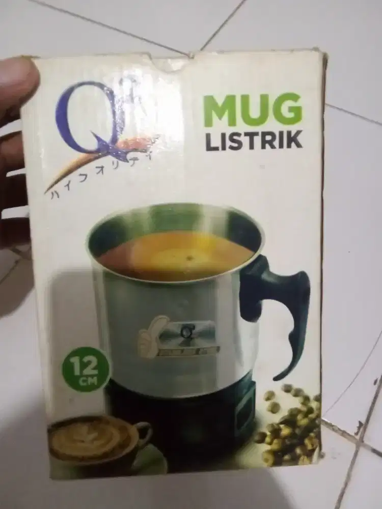 Mug listrik Q2 12cm masih baru