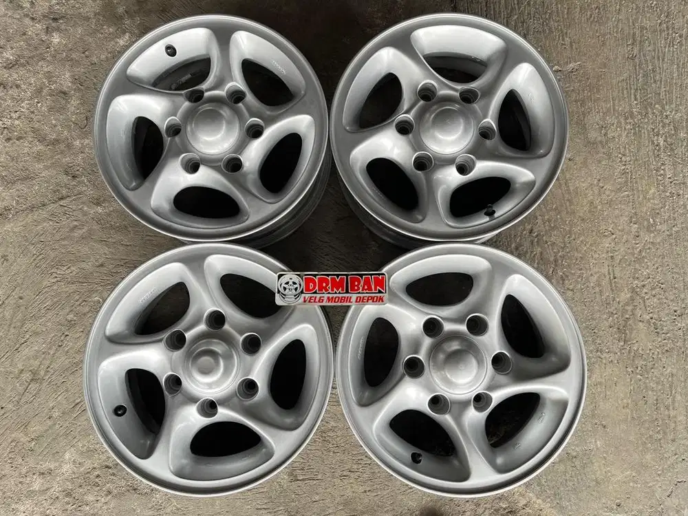velg oem isuzu panther LV ring 14 lubang 6/139 lbr 5.5 et20