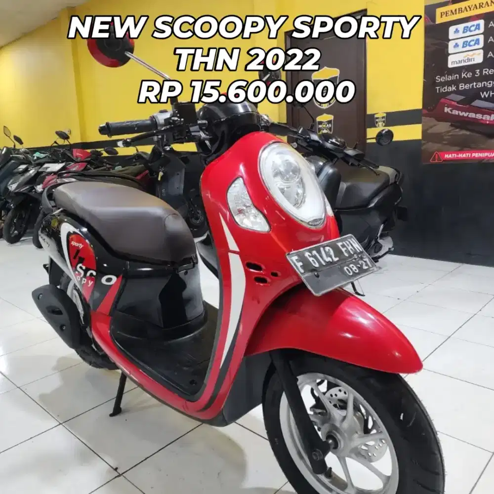 NEW SCOOPY SPORTY THN 2022