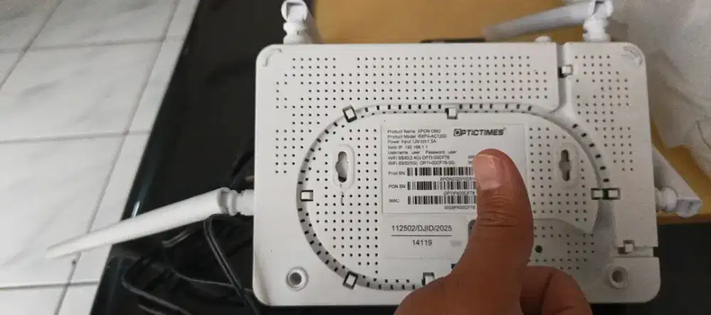 Modem wifi Bks internet rumah