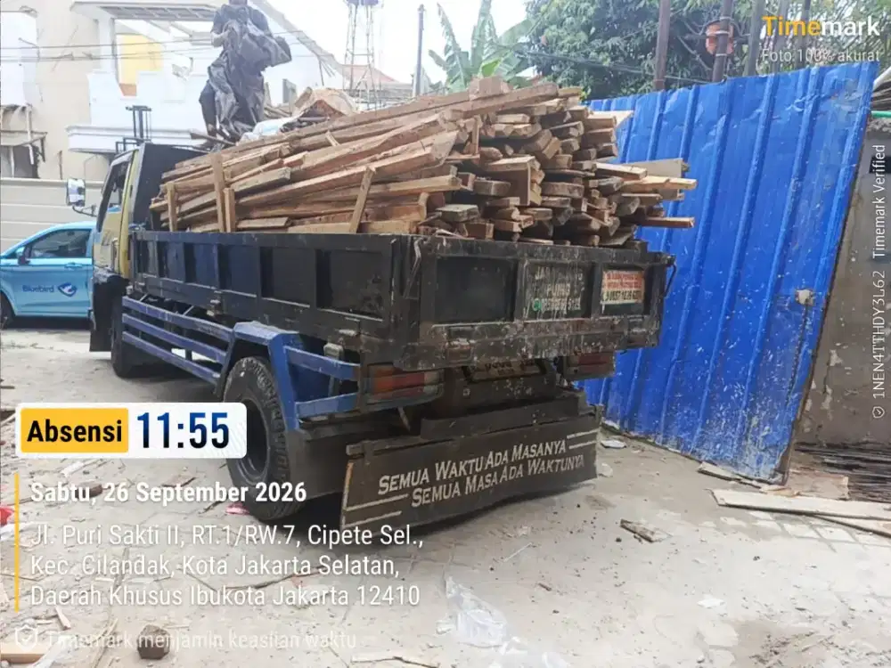 Jasa buang puing sampah proyek