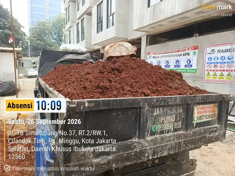 Jasa buang puing dan angkut sampah proyek