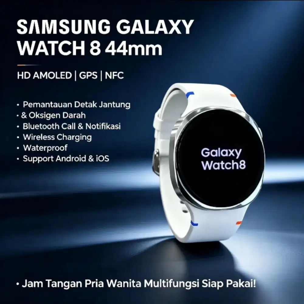 (NEW COD)SAMSUNG Galaxy Watch 8 (44mm) HD AMOLED GPS NFC Max